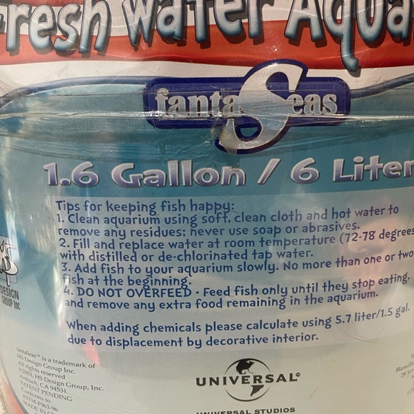Dr. Seuss Fantaseas Aquarium, Fresh Water, Cat In The Hat, Rare - Picture 6 of 11